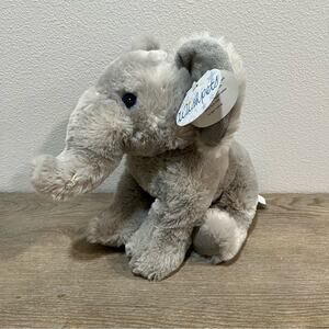 Wish Pets Gray Elephant Plush NWT